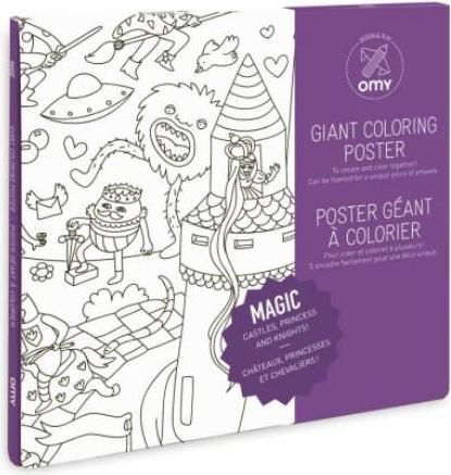 OMY Magia dei poster da colorare (31 x 50 cm)
