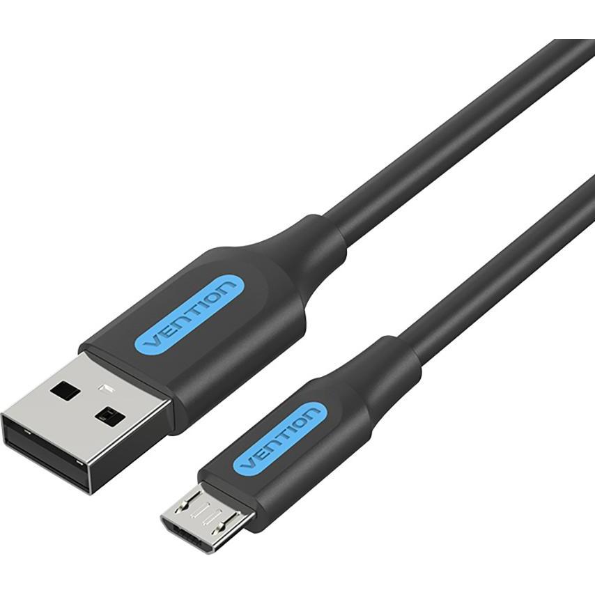 Vention Charging Cable USB 2.0 to Micro USB COLBF 1m (black) (1 m, USB 2.0), USB Kabel