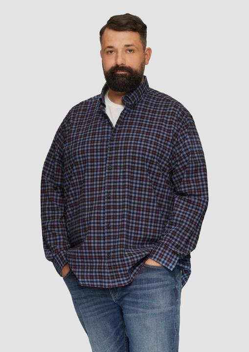 Immagine prodotto s.Oliver Hemd Kariertes Hemd aus Baumwollstretch (5XL)