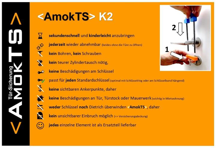 Produktbild AmokTS Türsicherung K2