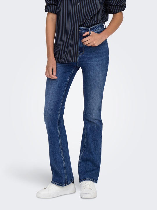 Produktbild Only ONLLUNA Hohe Taille Ausgestellt Jeans Flared fit jeans (26)