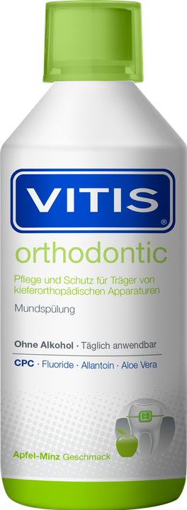 Produktbild Vitis orthodontic Mundspülung 500 ml (500 ml, Mundspülung)