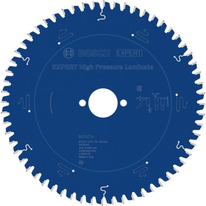 Productafbeelding Bosch Professional Zubehör Cirkelzaagblad EX TR H 210x30-