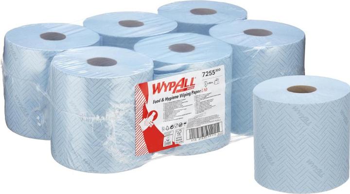 Antalis Aftørringspapir WypAll centrefeed blå 19,5cmx304m 1-lags 6rul/kar - (6 ruller pr. karton) (6 pcs.)