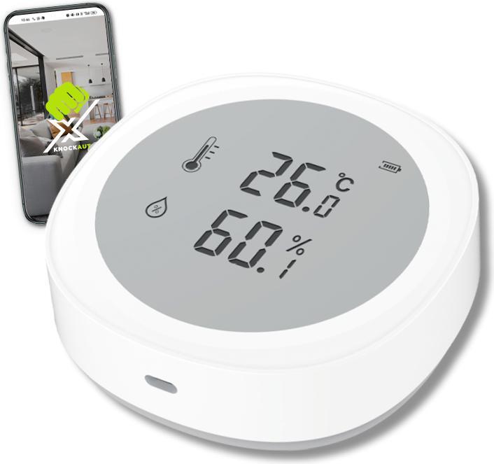 Immagine prodotto KnockautX Sensore di temperatura/umidità LCD