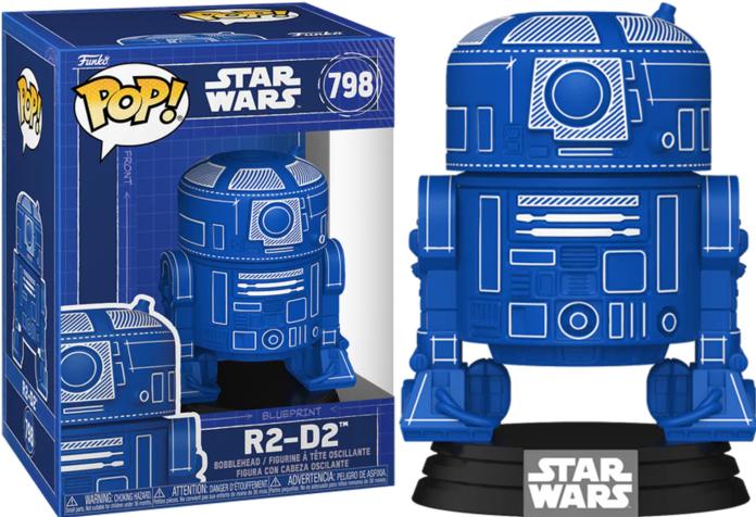 Image du produit Funko POP Star Wars R2-D2 Blueprint