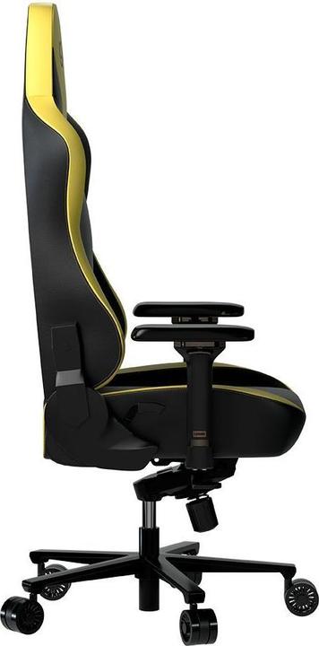 Actual product image Lorgar gaming chair, 1.8 mm thick robot welding metal frame, 5 Star aluminium base, Carbonized class-