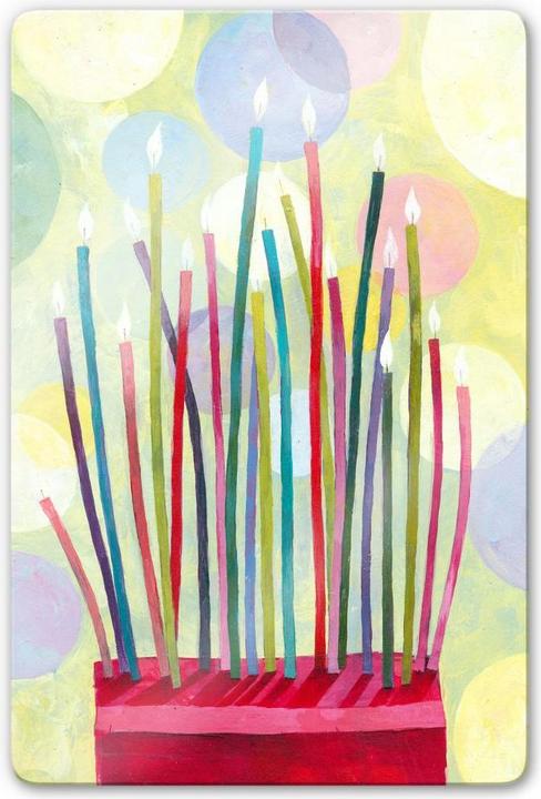 Actual product image Trenddeko Blanz - birthday candles (60 x 40 cm)