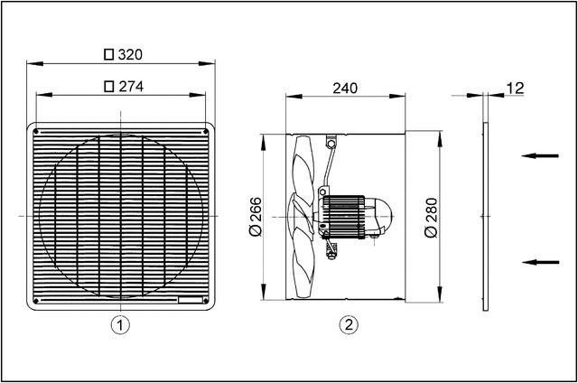 Image du produit Maico MAI EZF 25/4 E Ventilateur encastré dans le mur