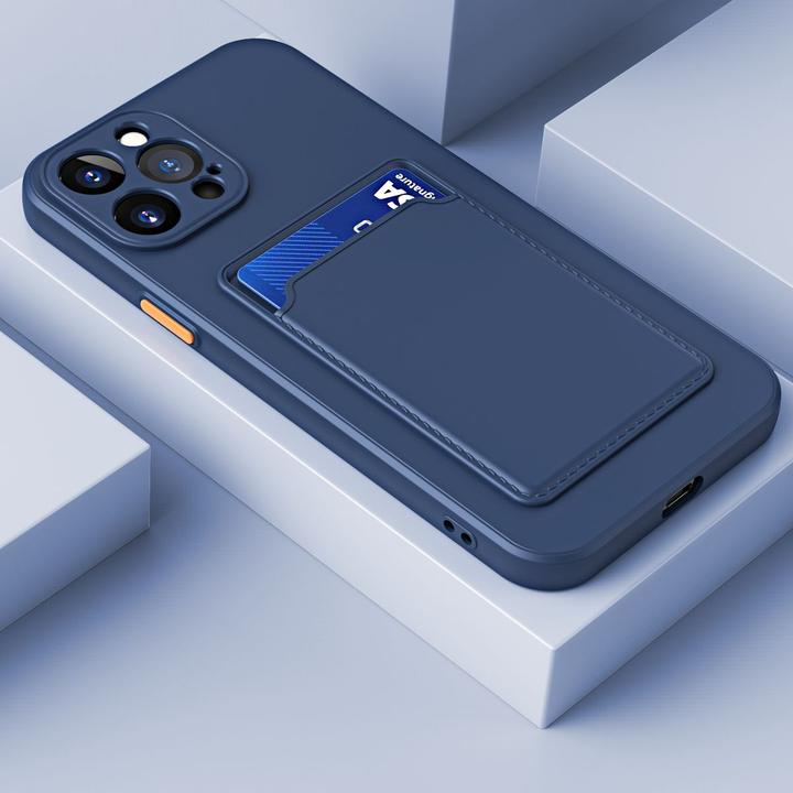 Produktbild König Design Schutz Handy Hülle für Apple iPhone 15 Pro Max Case Back Cover Etuis Kartenfach (Apple iPhone 15 Pro Max)