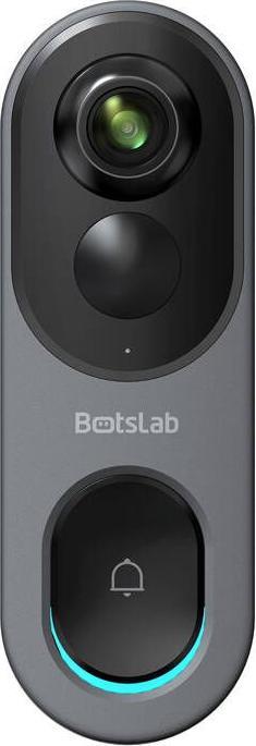 Immagine prodotto Botslab Campanello video, capacità 6400mAh, visione grandangolare a 180°, memoria interna 32G, rilevamento (WiFi)