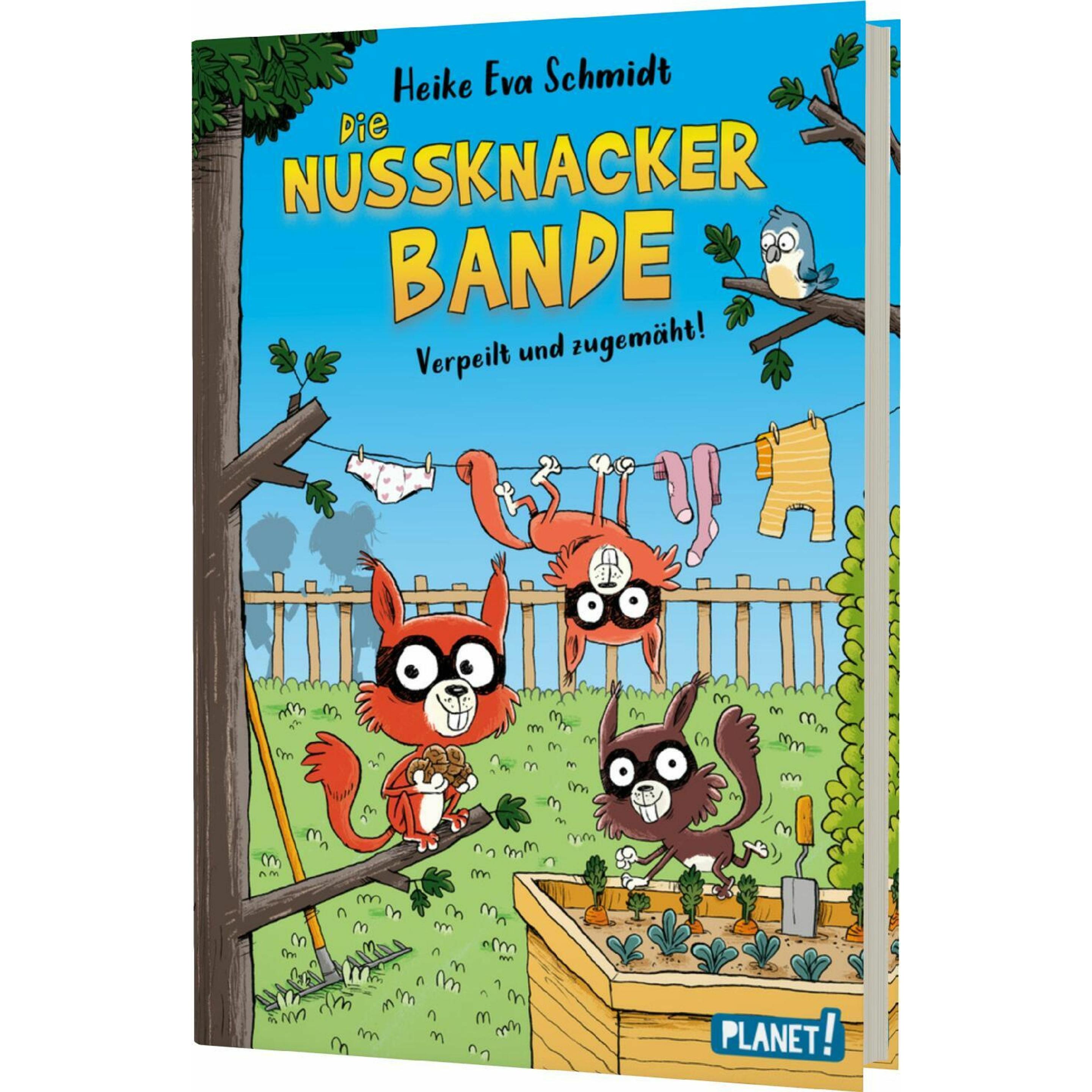 Thumbnail - Nussknacker-Bande 2: Verpeilt und zugemäht!, Kinderbücher von Heike Eva Schmidt