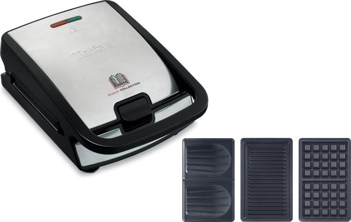Image du produit Tefal Snack Collection Plaques à gaufres et panini Appareils à croque-monsieur & gaufriers (SW857D)