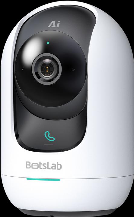 Image du produit Botslab Indoor Camera 2 Pro, 2.4GHz /5GHz Wi-Fi, Multi-scenes AI recognition, One-Touch Calls, 360 (2880 x 1620 Pixels)