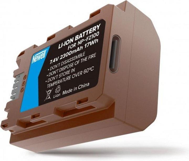 Actual product image Newell battery Sony NP-FZ100 USB-C (Camera battery)