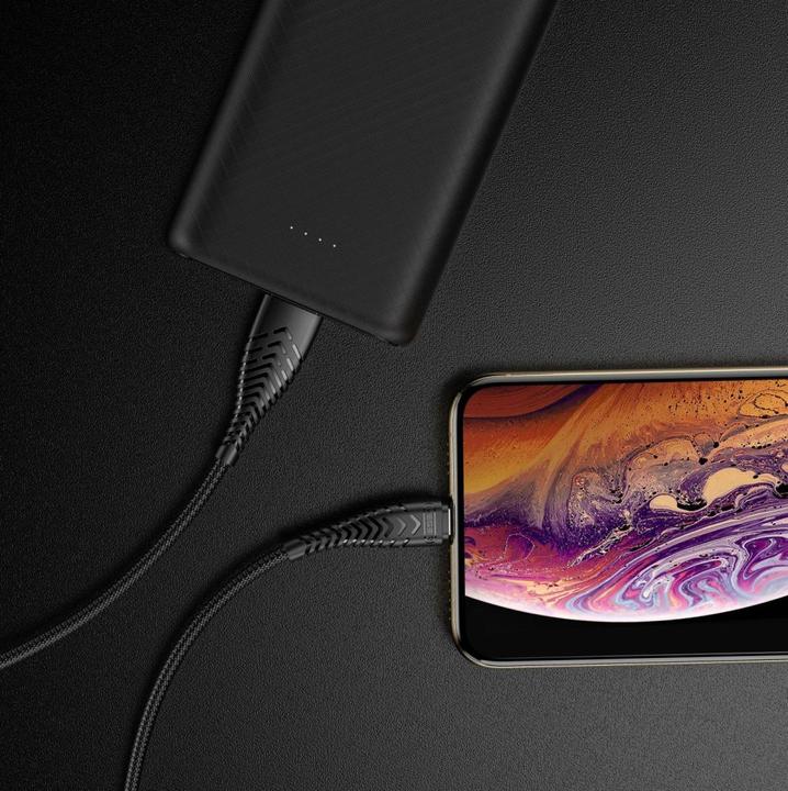 Produktbild Veger Cable cable USB A to Lightning 2,4A V105 1,2 m black (1.20 m, USB 2.0)