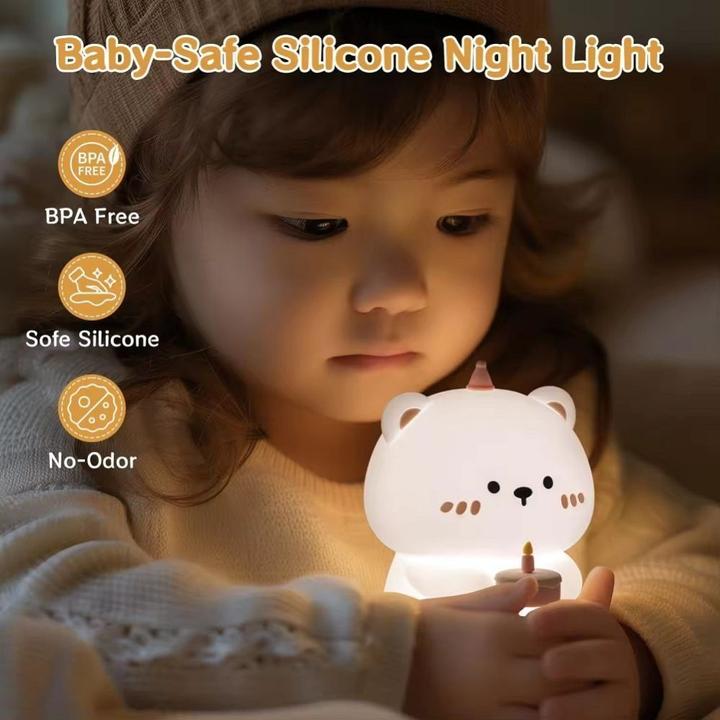 Image du produit OEM Consumer electronics Table lamp bedside birthday teddy bear Art Deco touch style