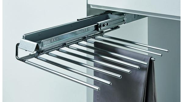 Actual product image Hettich Extendable trouser holder with Silent System