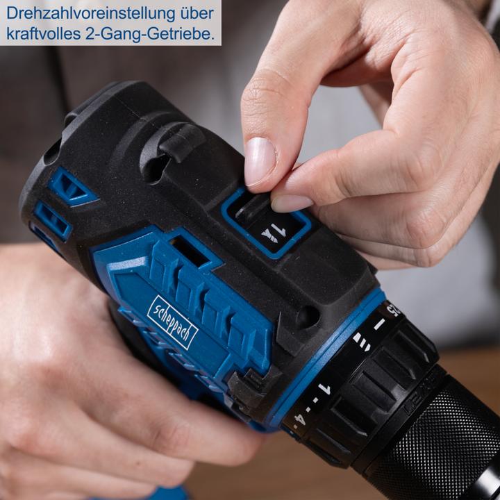 Produktbild Scheppach Akku-Bohrschrauber BC-DD60-X (DIY) (Batteriebetrieb)