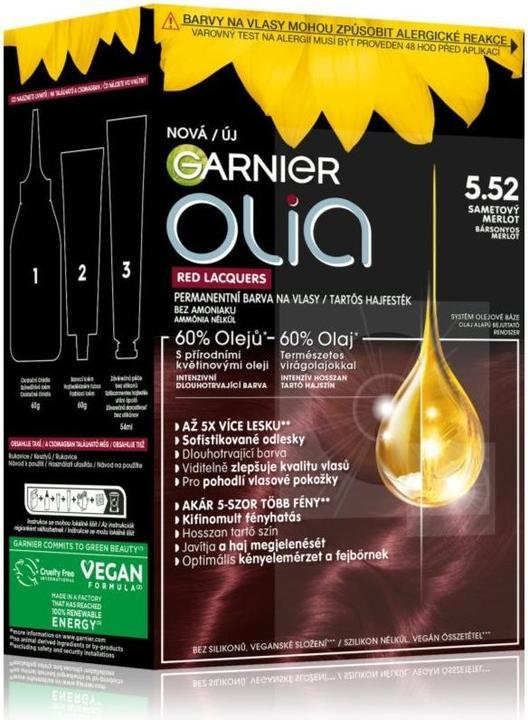 Produktbild Garnier - Color Sensation - Hair color HL1 (5.52 Glassy Merlot)