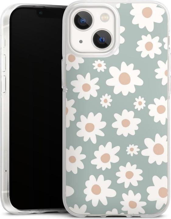 Produktbild DeinDesign Silikon Hülle für Apple iPhone 13 Mini Handyhülle Case Smartphone Schutzhülle Blumen Gänseblume (Apple iPhone 13 mini)