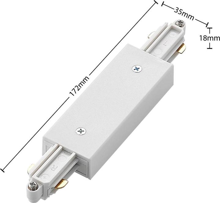 Immagine prodotto Lindby Alimentatore centrale monofase, bianco