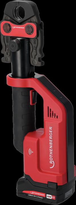 Actual product image Rothenberger Pressing machine ROMAX COMPACT III Set TH16-20-26 | 18 Volt, 1x 2.0 Ah battery, EU, CAS