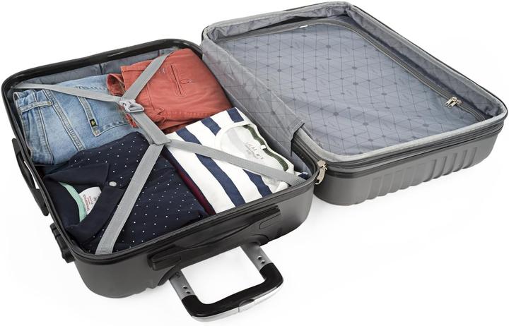 Produktbild Itaca Grosser Reisekoffer mit Trolley, ABS-Hardschale, Kombinationsschloss und vier Rädern