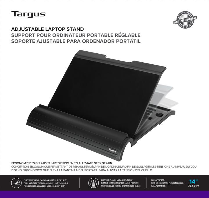 Produktbild Targus AntiMicrob Simp Ergo Stand Blk
