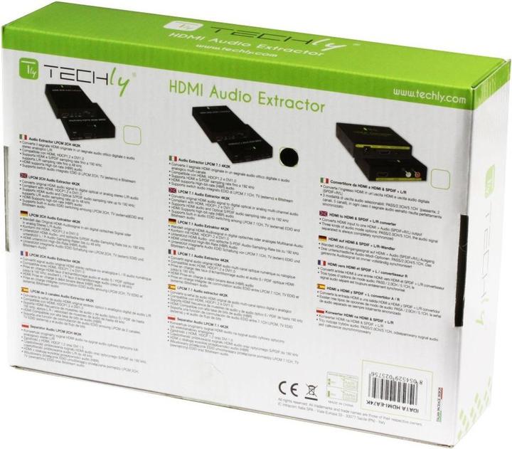 Actual product image Techly Audio extractor IDATA-HDMI-EA74K