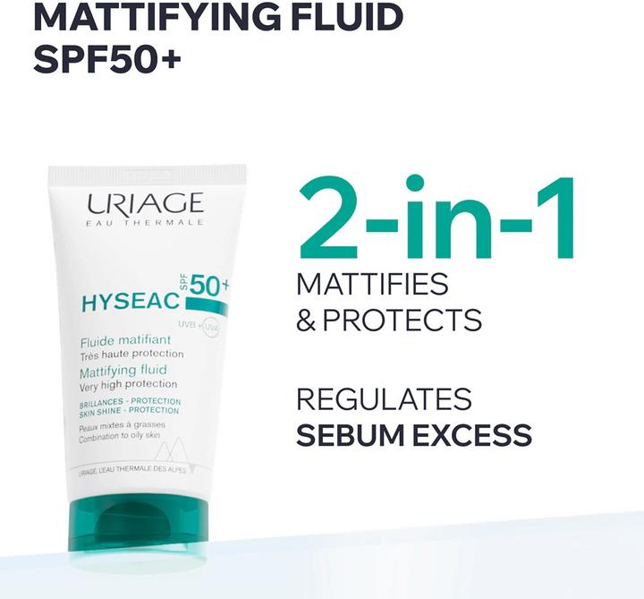Produktbild Uriage Hyseac Fluid Spf 50 (Sonnencreme, Sonnencreme Gesicht, SPF 50+, 50 ml)