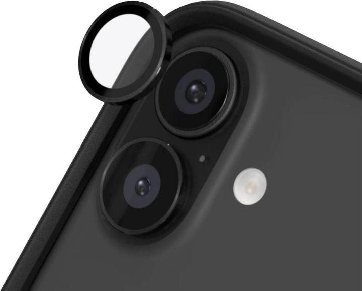 Actual product image RhinoShield Fotoobjektiv Schutzglas 9H Härte (2 pcs., Apple iPhone 16, Apple iPhone 16 Plus)