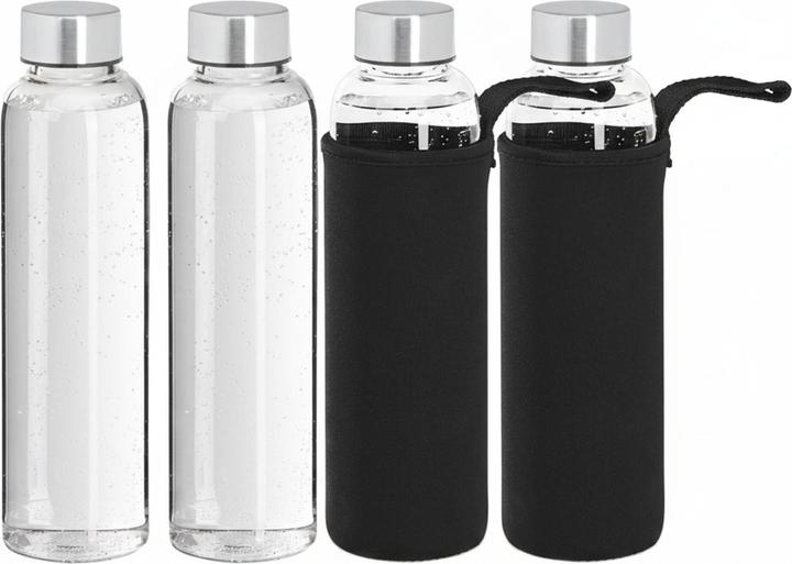 Produktbild Relaxdays 4x Trinkflasche (0.50 l)