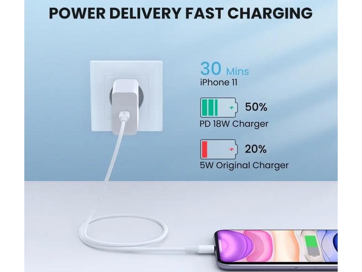 Produktbild Ugreen MFi -C auf -Ladekabel (1 m, USB 2.0, 18 W)