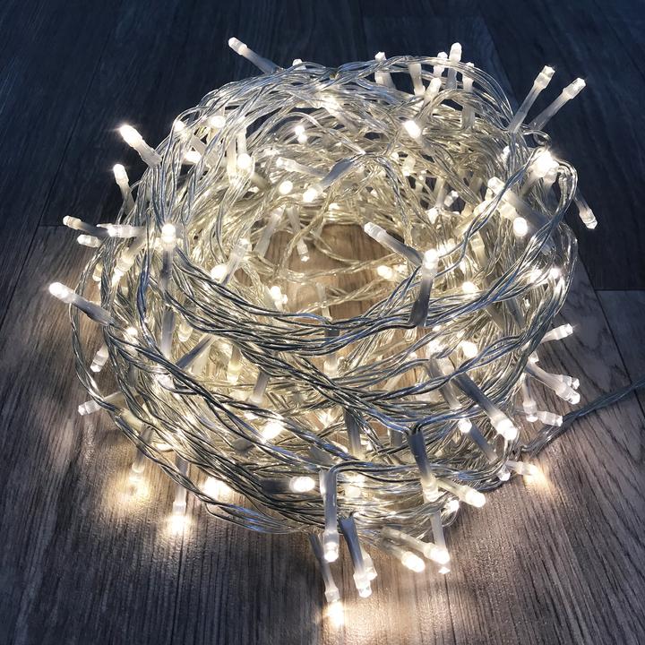 Actual product image Mojawo 200 LED fairy lights indoor and outdoor warm white (30 m)