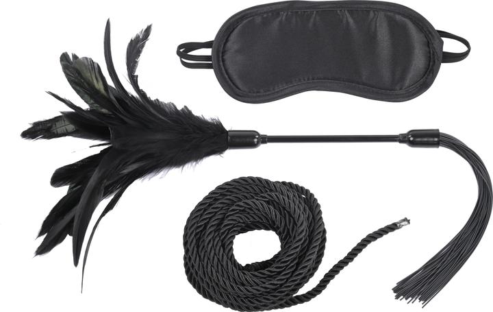 Actual product image Sportsheets Sex & Mischief Shadow Tie and Tickle Kit