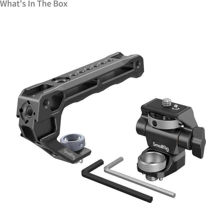 Image du produit SmallRig Top Handle with Monitor Support Kit (Compatible with ARRI 3/8"-16 Screw) 5323 (Cage, Poignée)