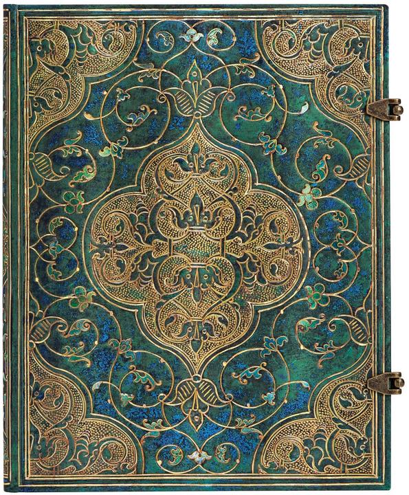 Actual product image Paperblanks Chronicles in turquoise (18 x 23 cm, Lined, Hardcover)