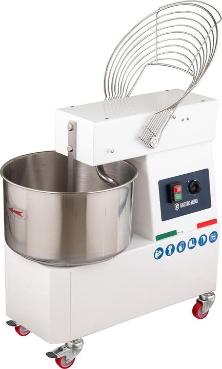 Immagine prodotto Gastro Hero Impastatrice a spirale PROFI V con rulli - testa fissa (750 W)