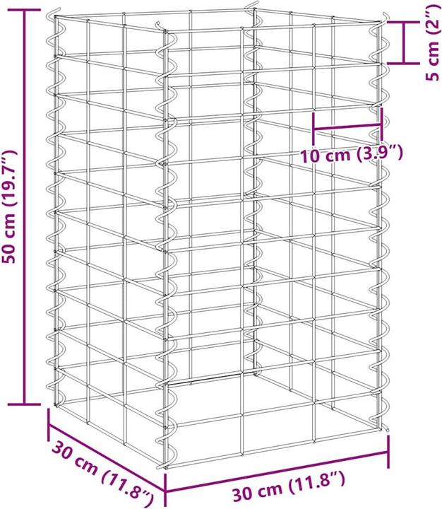 Immagine prodotto vidaXL Gabionen-Hochbeet
