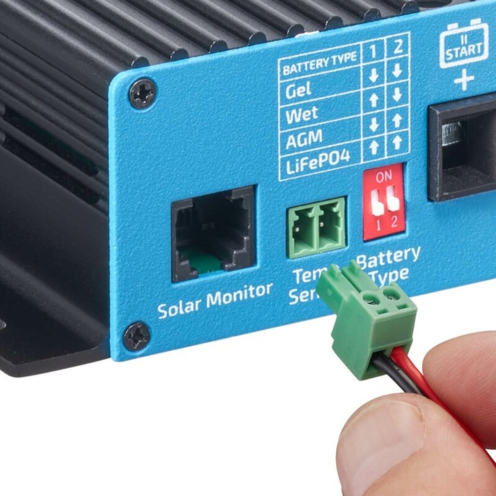 Produktbild Ective MPPT Solar Laderegler DSC35 Solarregler 500Wp 35A für 2 12V Batterien PV