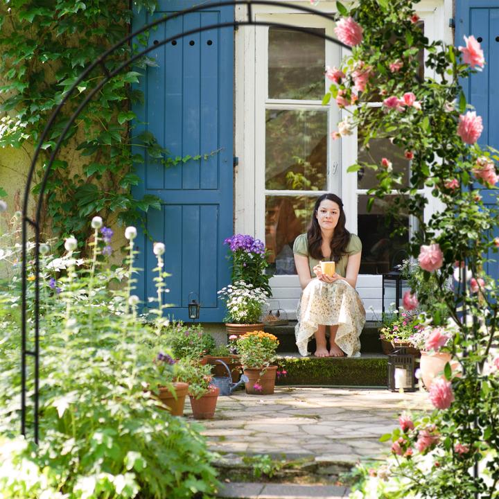 Immagine prodotto Relaxdays Rosenbogen (40 cm, 235 cm)