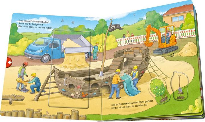 Produktbild Ravensburger Mein grosses Puzzle-Spielbuch: Baustelle (Deutsch)