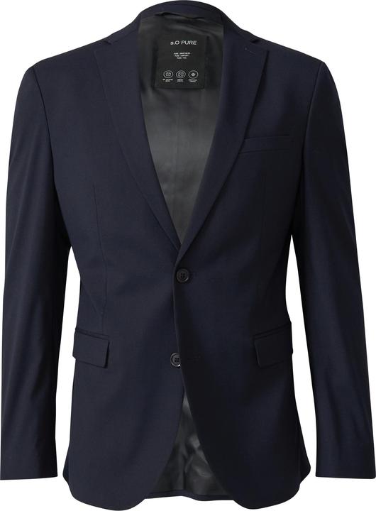 S.Oliver Indoor-Jacke s.O PURE: Anzug-Sakko aus melierter Stretch-Ware