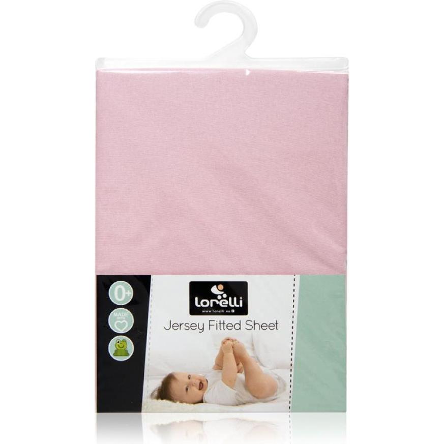Lorelli, Fixleintuch Babybett, Spannbetttuch Jersey 60 x 120 cm (120 x 60 cm)
