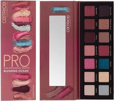Actual product image Catrice Pro Slim Eyeshadow Palette Blushing Ocean (10)