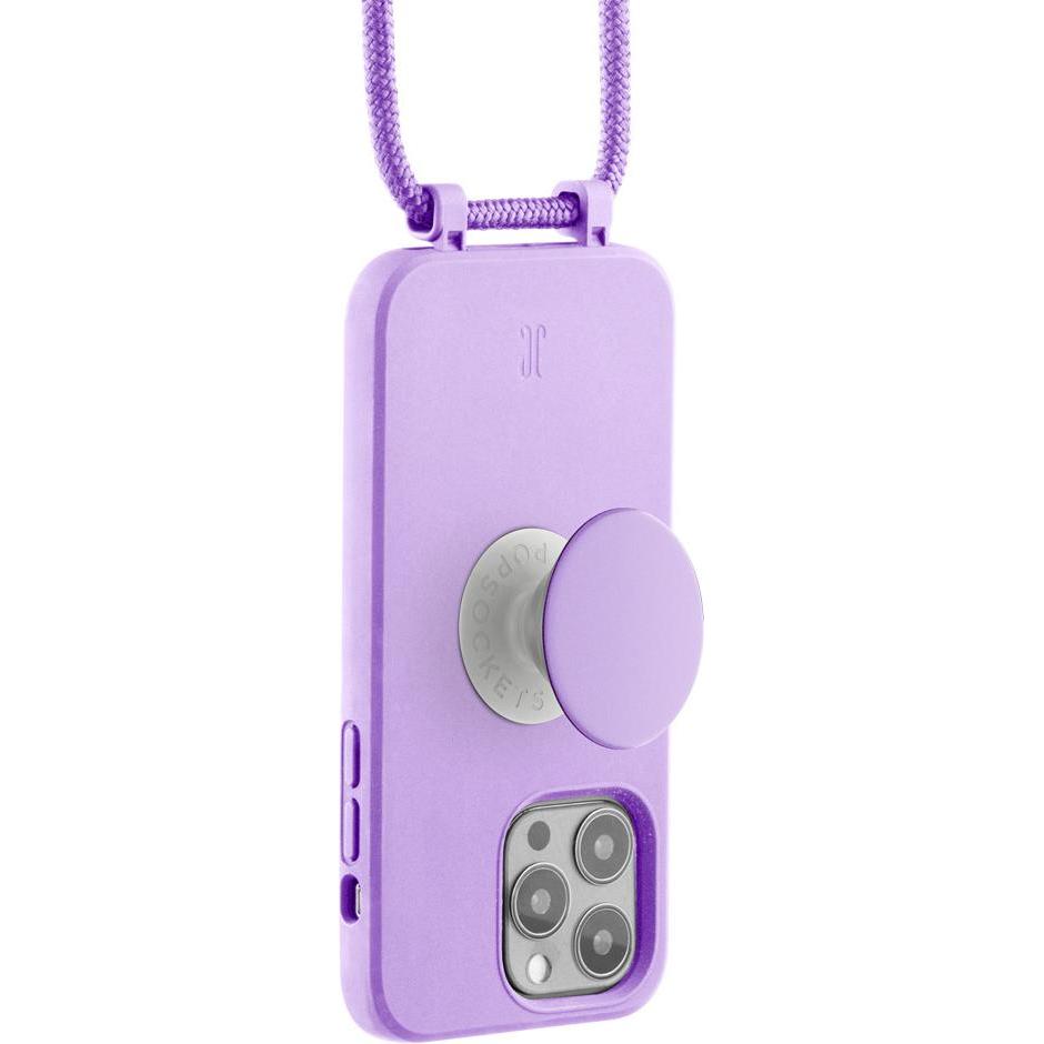 Thumbnail - PopSockets Just Elegance Necklace Case + (Apple iPhone 14 Pro), Smartphone Hülle, Violett