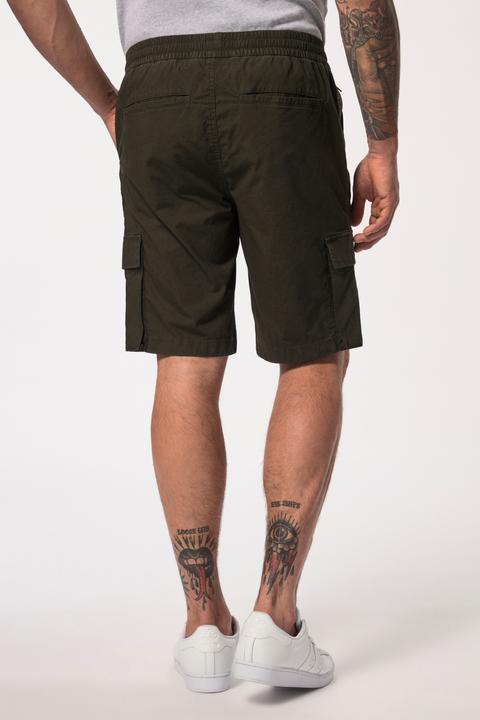 Image du produit JP1880 Bermuda esprit vintage. Taille élastique et poches cargo - jusqu'au 8XL (6XL)