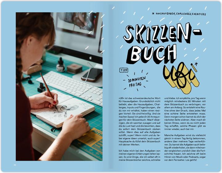 Produktbild Dein Skizzenbuch-Buch (Deutsch, Martina Friedli, 2024)