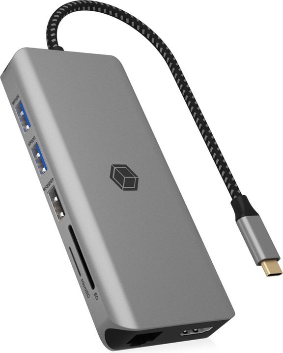 Icy Box Dockingstation 12-in-1 USB Type-C (USB-C, 12 Ports)